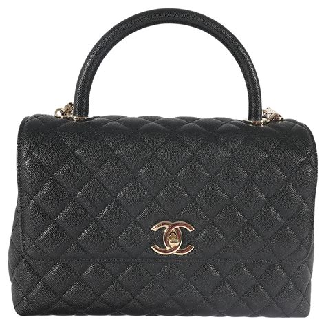 chanel coco top handle medium|Chanel coco top handle bag.